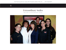 Tablet Screenshot of extraordinary-smiles.com